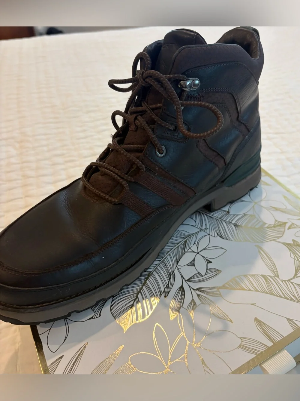 Rockport Total Motion Trek Umbwe Waterproof Hiking  Boot  Men's size 14 Utility